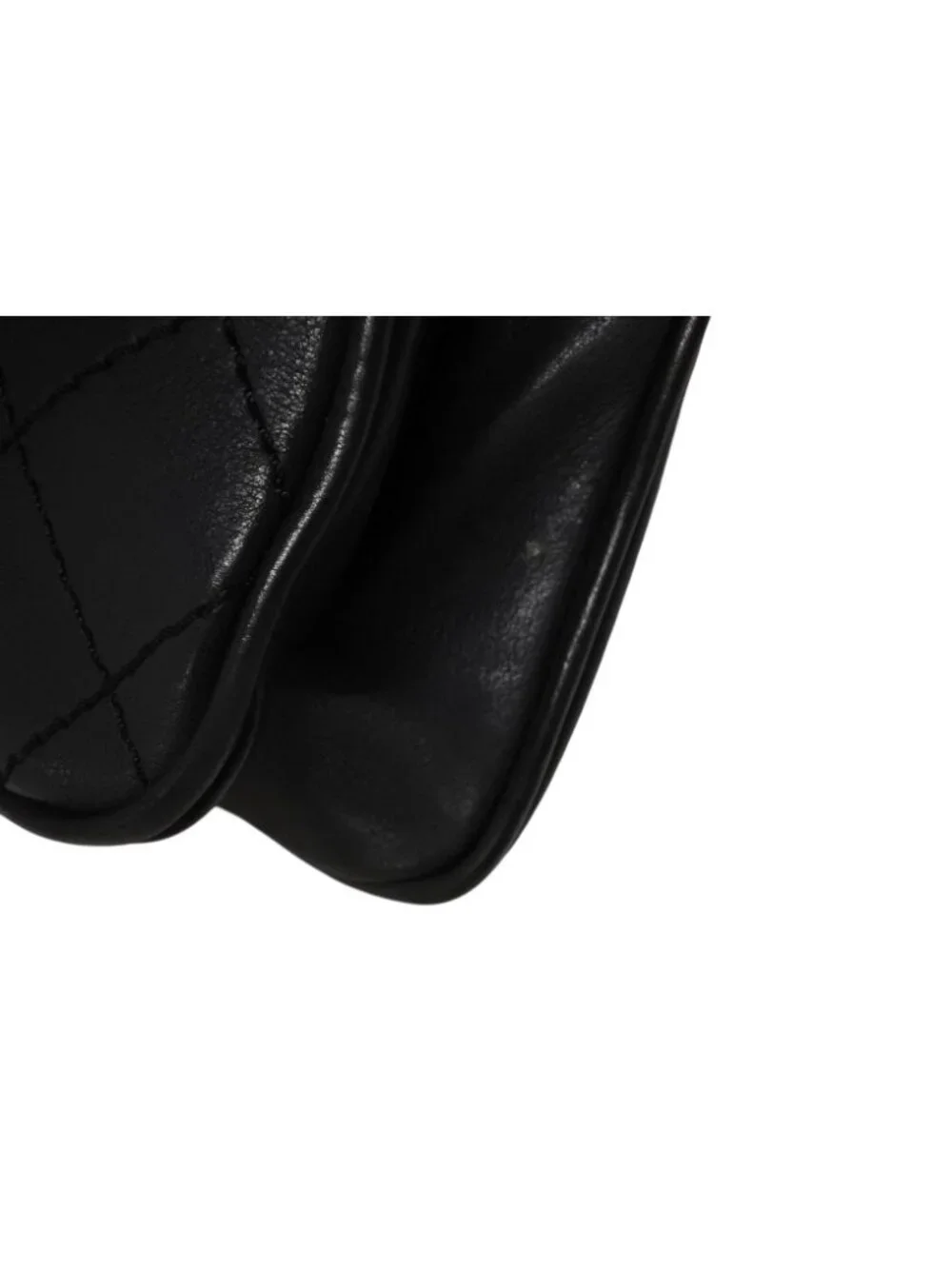 Chanel Paris Dallas Fringe Flap Saddle Bag Quilted Calfskin Black
